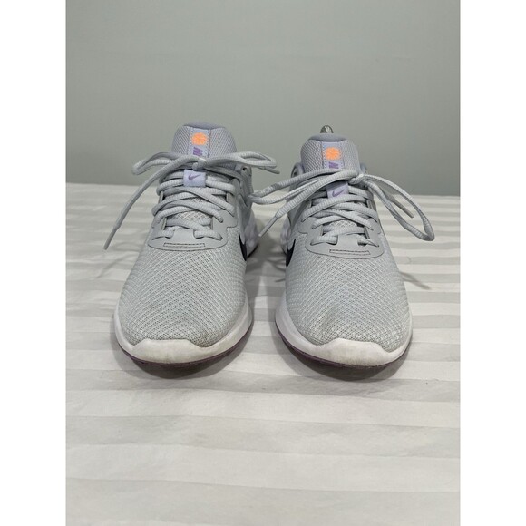 Nike Womens Revolution 6 Size 8 Grey Purple Running Shoes Sneakers DC3729-004 - Picture 3 of 10